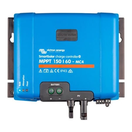 Inverters R Us Victron Energy SmartSolar Charge Controller, MPPT 150V/60-MC4 Connection, Blue, Aluminum SCC115060310